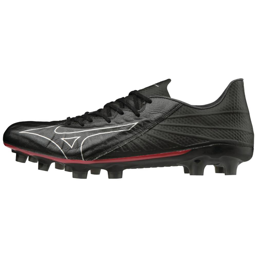 Botas de Futbol Mizuno Rebula III Japan Hombre Negras/Plateadas Outlet LFZE-05941